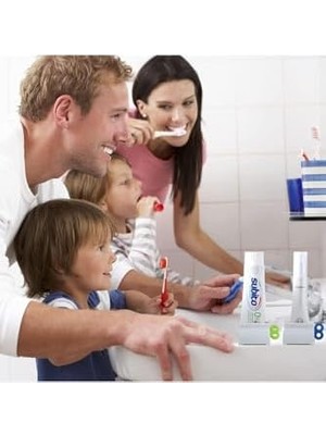 Uslucan Alışveriş 3 Adet Aile Boyu Çevirmeli Diş Macunu Krem Paket Sıkma Sıyırma Aparatı Her Eve Lazım