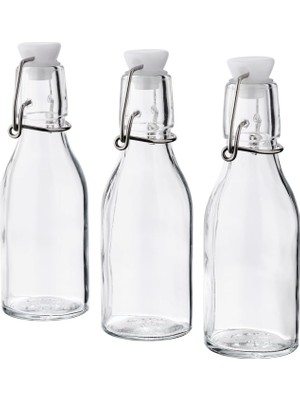 Uslucan Alışveriş Su Şişesi, Cam, 15 Cl, 3 Adet
