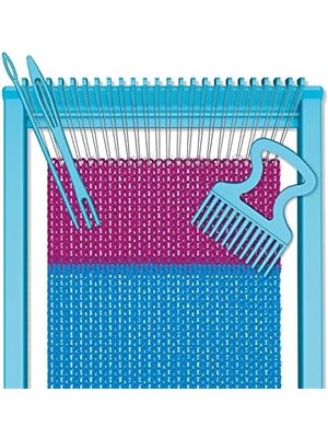 Uslucan Alışveriş Benim Halım Carpet Mini Halı Kilim Dokuma Tezgahı Kutulu Mavi