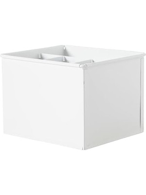 Uslucan Alışveriş Roma Bölmeli Düzenleyici Mat Beyaz 19X16X13