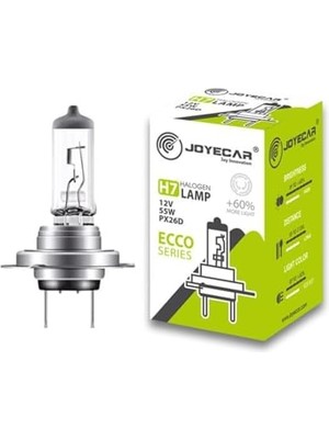 Uslucan Alışveriş H7 Far Ampulü, 12V 55W PX26D, Ecco Serisi,%60 Daha Fazla Işık 1 Adet