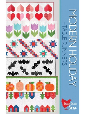 Uslucan Alışveriş Cluckclucksew Cluck Cluck Sew Modern Tatil Masa Koşucuları Desen