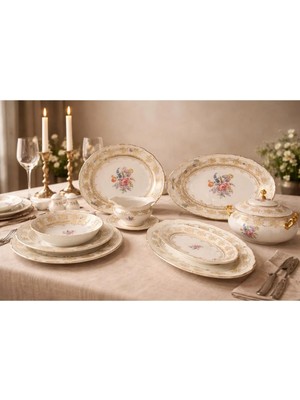 Thun Yemek Takımı Çekoslavak 77 Parça