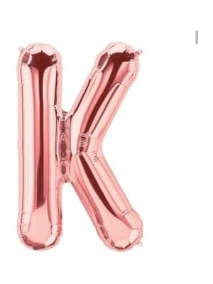 Uslucan Alışveriş K Harf Folyo Balon Rose 76 cm