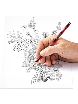 Uslucan Alışveriş 110HBBK3D10 Tradition Hb Kurşun Kalem 3'lü Blister