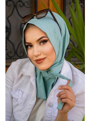 Aişe Tesettür Mint Hazır Eşarp