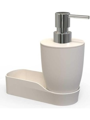 Uslucan Alışveriş Pure Hazneli Sivi Sabunluk Bej