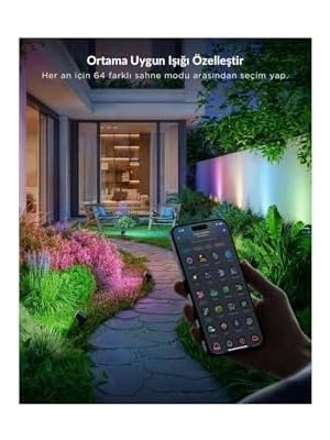 Uslucan Alışveriş Rgbıcww Dış Mekan Spot Aydınlatma - 2'li Paket