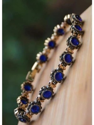 Stoneage Black Diamond ve Safir Mavi Taşlı Bileklik