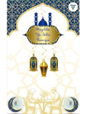 Sarkıt Ramazan Süsü Lacivert - Hoşgeldin Ya Şehri Ramazan