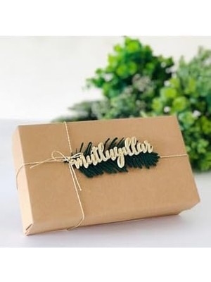 Uslucan Alışveriş Keçe Süs, Çam Yaprağı, 12X4,5 cm 3 Adet Yeşil