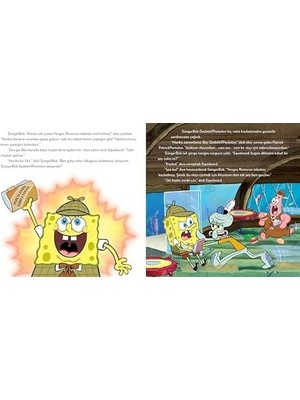 Uslucan Alışveriş Sünger Bob Dedektif Pantolon - Parçalanmış Tabela Vakası