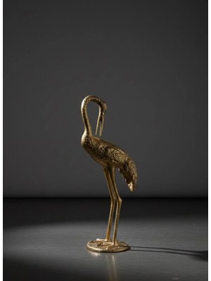 Dekoratif Metal Flamingo 54 cm