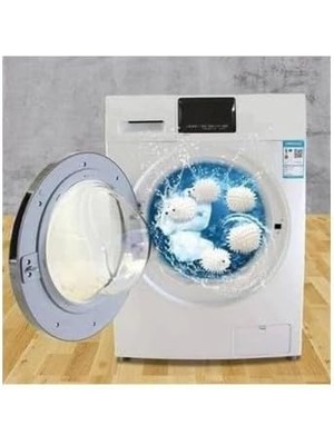 Uslucan Alışveriş mt Store 01 Kirpi Tasarımlı Çamaşır Tüy Toplayıcı, Eva Köpük, 8x3 Cm, Standart Boy, Beyaz