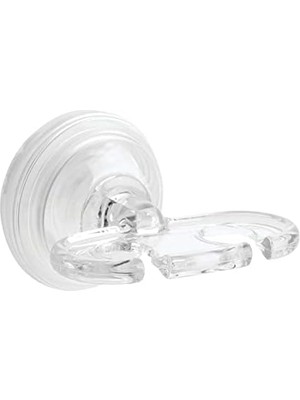 Uslucan Alışveriş 51120EU Power Diş Fırçası Tutucu, 3,81 x 10,16 x 16,00 Cm, Şeffaf, Plastik