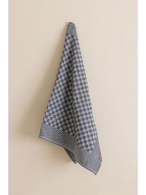 Uslucan Alışveriş & Kareli Gri Mutfak Kurulama Bezi 40X60 cm