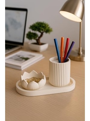 Uslucan Alışveriş Form Dekoratif Set – Minimalist & Şık Tasarım (4 Parça)