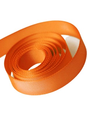 Uslucan Alışveriş - Turuncu Grogren Kurdele 1 cm 10 Metre