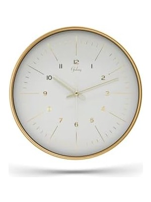 Uslucan Alışveriş 30 cm Gerçek Cam Sessiz Mekanizma Duvar Saati