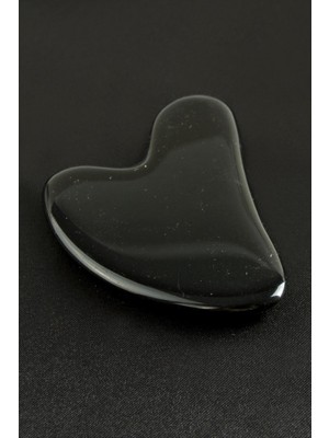 Zero Land Lvsqvr Onix Doğaltaş Kalp Yüz Masaj Aleti-Siyah