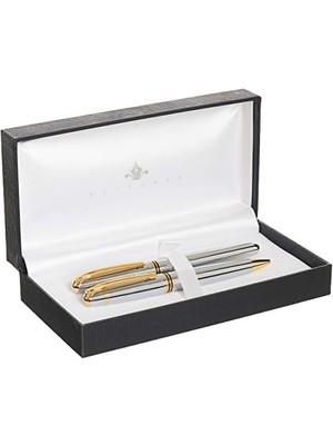 Uslucan Alışveriş Serisi 0027DT Bej Dolma Kalem+Tükenmez Kalem