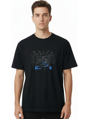 White Whale Rare – Blue Metro Erkek T-Shirt