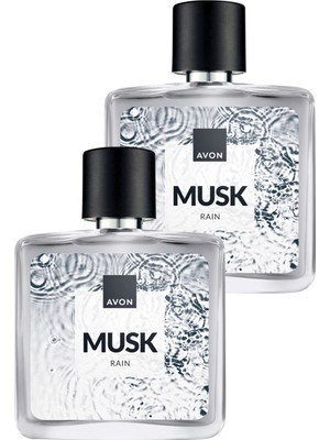 Avon Musk Rain Erkek Parfüm Edt 75 Ml. Ikili Paket