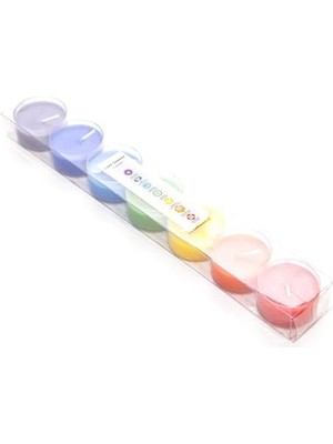 Uslucan Alışveriş 7 Meditasyon Kristal Kap Içi Mum Seti-Large