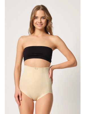 MTM My The Mall Giyim Ten Mı Emay 2920 Yüksek Bel Karın Desteklı Slip Lazer Korse