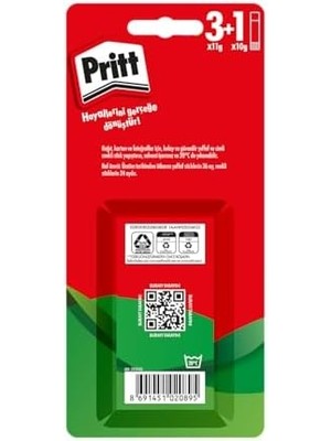 Uslucan Alışveriş Stick Yapıştırıcı, 3+1 Neon, Güvenli ve Çocuk Dostu El Işi Yapıştırıcısı, Hızlı ve Pratik Yapıştıran Okul ve Ofis Malzemesi, 3X11G+1X10G Stick Yapıştırıcı