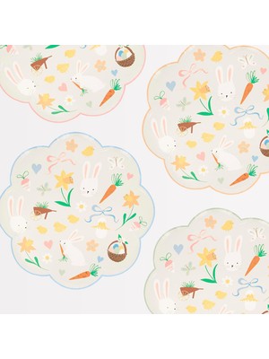 Uslucan Alışveriş - Sembollü Tabaklar (L) (8'li)