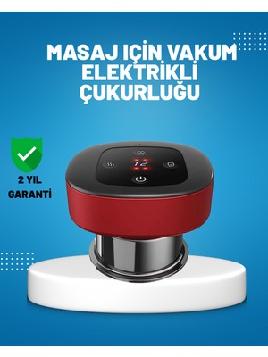 Karahanbey Elektrikli Vakumlu Çukurluk Masaj Aleti Isıtmalı ve Kırmızı Işıklı Terapi Seti - Lisinya