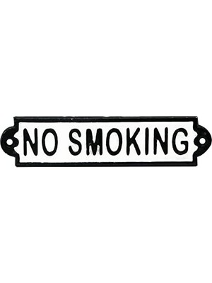 Uslucan Alışveriş 83515 'no Smokıng' Cast Iron Sign, /
