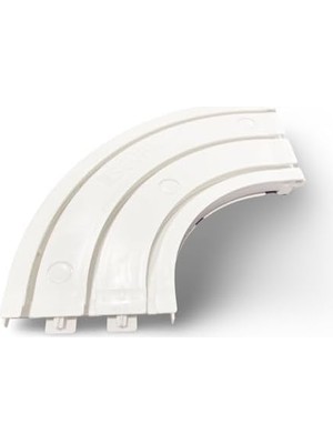 Uslucan Alışveriş 3 Raylı Perde Rayı Korniş 90° Dönüş Köşe Aparatı