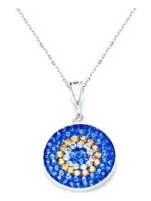 Aya Diamond Gümüş Nazar Bayan Kolye