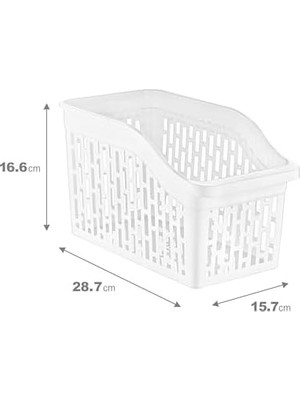 Uslucan Alışveriş Stafi Midi Organizer Beyaz