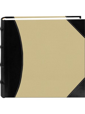 Uslucan Alışveriş Albums Yüksek Kapasiteli Fotoğraf Albümü, Plastik, Siyah ve Bej, 500 Not Cebi