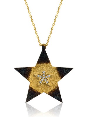 Aya Diamond Gümüş Yıldız Bayan Kolye