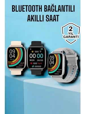 K-Yonlineticaret Titreşimli, Sağlık Takipli, Yeni Nesil Akıllı Saat 400MAH Batarya Kapasiteli