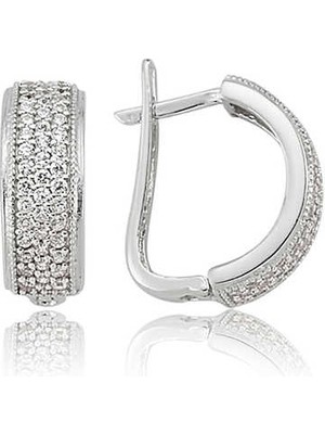 Aya Diamond Gümüş Tamtur Küpe