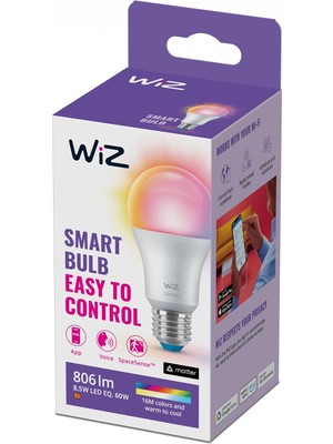 Uslucan Alışveriş Wiz 60W Renkli Akıllı Rgb Ampul A60 E27