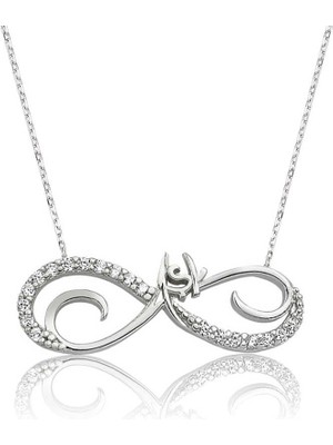 Aya Diamond Gümüş Sonsuz Aşk Bayan Kolye