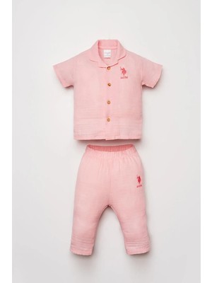 U.S. Polo Assn. U.s. Polo Assn Kız Bebek Takım Pudra