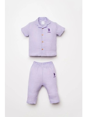 U.S. Polo Assn. U.s. Polo Assn Kız Bebek Takım Açık Lila