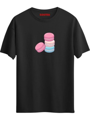 Eastek Pastel Macaron Baskılı T-Shirt, Erkek Tişört, Kadın Tişört, Unisex T-Shirt