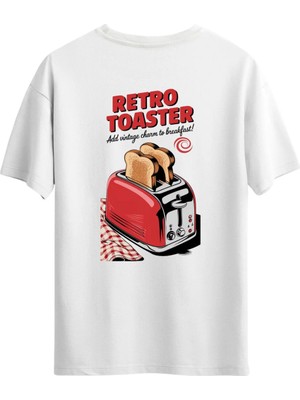Eastek Retro Tost Makinesi Baskılı T-Shirt, Erkek Tişört, Kadın Tişört, Unisex T-Shirt
