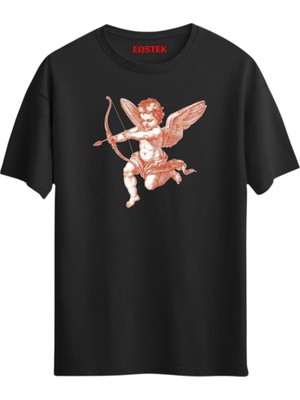 Eastek Cupid Retro T-Shirt, Erkek Tişört, Kadın Tişört, Unisex T-Shirt