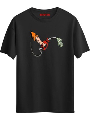 Eastek Benzinci Baskılı T-Shirt, Erkek Tişört, Kadın Tişört, Unisex T-Shirt