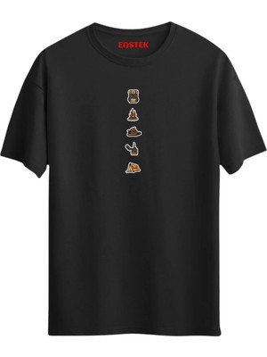 Eastek Outdoor Adventure Bags Tasarım Baskılı, Erkek Tişört, Kadın Tişört, Unisex T-Shirt