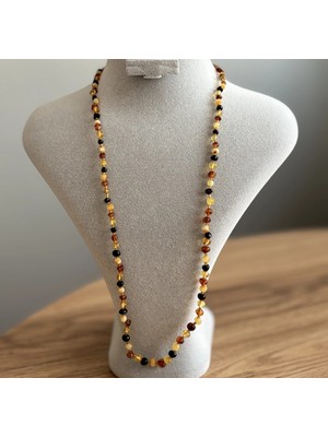 Bazarhane Yetişkin Damla Kehribar Kolye